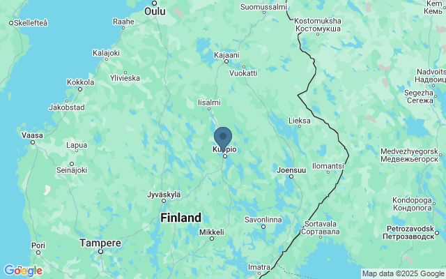 Kaart met locatie Kallavesimeer